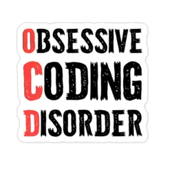 استیکر برنامه نویسی OCD