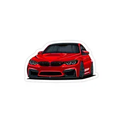 استیکر لپ تاپ شرکت bmw - بی ام و مدل F80