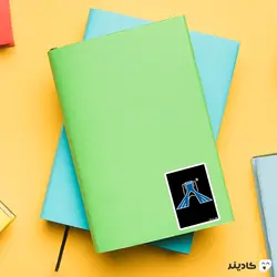استیکر لپ تاپ میدان آزادی زیبا