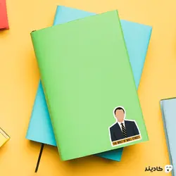 استیکر لپ تاپ گرگ وال استریت