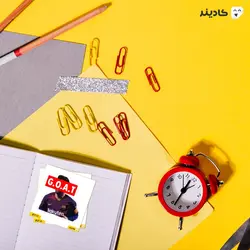 استیکر لپ تاپ G.O.A.T