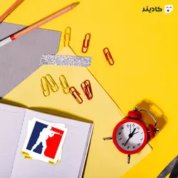 استیکر لپ تاپ کانتر استرایک - لوگوی ابی و قرمز بازی