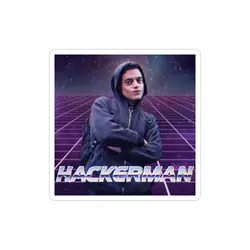 استیکر لپ تاپ مستر ربات - پوستر Mr robot