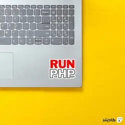 استیکر لپتاپ Run PHP