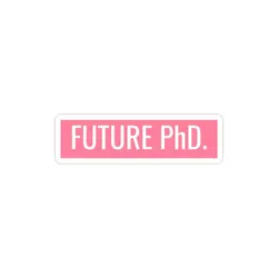 استیکر لپ تاپ- دکترای آینده