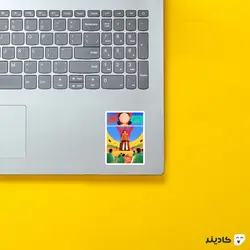 استیکر لپ تاپ اسکویید گیم – بازی چراغ سبز و قرمز
