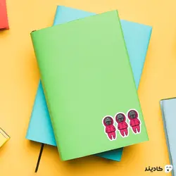 استیکر لپ تاپ اسکویید گیم – کاراکتر‌های اصلی