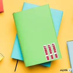 استیکر لپ تاپ مستر ربات - لوگوی سریال