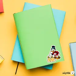 استیکر لپ تاپ دانلد داک - بیت کوین