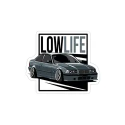 استیکر لپ تاپ شرکت bmw - بی ام و مدل E36