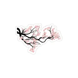 استیکر لپ تاپ- درخت شکوفه گیلاس ساکورا