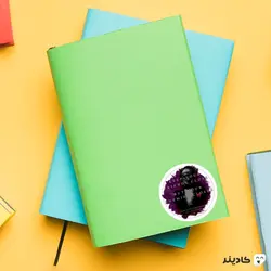 استیکر لپ تاپ پدرخوانده - لوگوی فیلم با تایپوگرافی