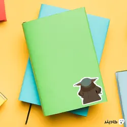 استیکر لپ تاپ بیبی یودا