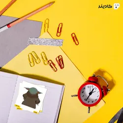 استیکر لپ تاپ بیبی یودا