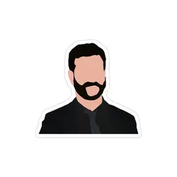 استیکر لپ تاپ سریال تد لاسو - پوستر روی کنت