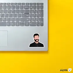 استیکر لپ تاپ سریال تد لاسو - پوستر روی کنت