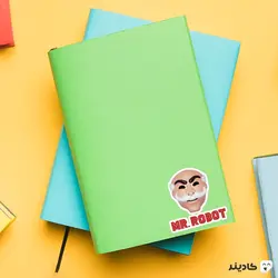 استیکر لپ تاپ مستر ربات - پوستر مرد نقاب دار