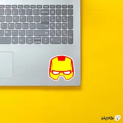 استیکر لپ تاپ ماسک مرد آهنی