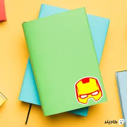 استیکر لپ تاپ ماسک مرد آهنی
