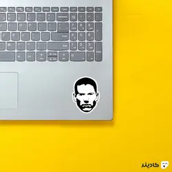 استیکر لپ تاپ فرار از زندان - پوستر سیاه سفید مایکل