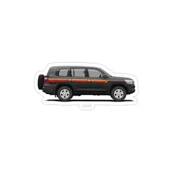 استیکر لپ تاپ شرکت Toyota - تویوتا لندکروز
