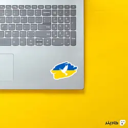 استیکر لپ تاپ جنگ - پرنده آزادی
