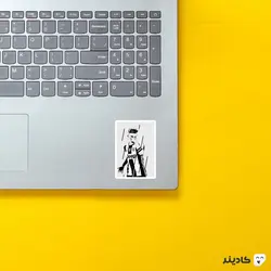 استیکر لپ تاپ ماسک دیبالا