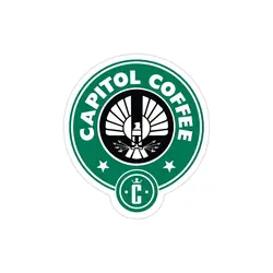 استیکر لپتاپ capitol coffee