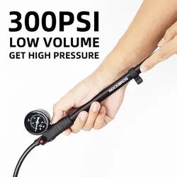 تلمبه باد دوشاخ و کمک دوچرخه راکبراس ROCKBROS 300psi