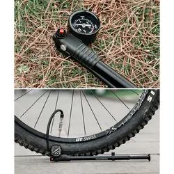 تلمبه باد دوشاخ و کمک دوچرخه راکبراس ROCKBROS 300psi