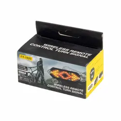 چراغ خطر شارژی دوچرخه راهنما دار بیسیم LED FY-1820