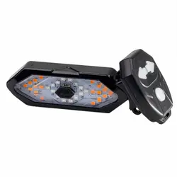 چراغ خطر شارژی دوچرخه راهنما دار بیسیم LED FY-1820