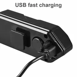 چراغ خطر شارژی دوچرخه راهنما دار بیسیم LED FY-1820