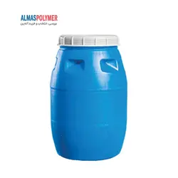 بشکه پلاستیکی 220 لیتری دهانه باز بادرب پیچی