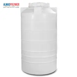 مخزن  400  لیتری عمودی بلند سه لایه پلی اتیلن