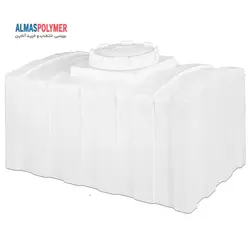 مخزن 1000 لیتری افقی مکعبی پلی اتیلن