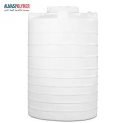 مخزن 1500 لیتری عمودی بلند پلی اتیلن سه لایه