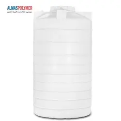 مخزن 2000 لیتری  عمودی بلند پلی اتیلن سه لایه