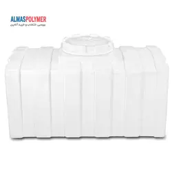 مخزن 800 لیتری افقی مکعبی  پلی اتیلن سه لایه