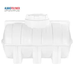 مخزن 800 لیتری افقی سه لایه پلی اتیلن