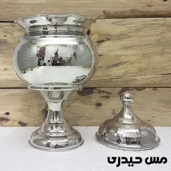 شکلات خوری مسی سفید کروم مدل اطلس   - مس حیدری