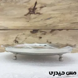 شیرینی خوری کروم مسی سه پایه طرح هنر  - مس حیدری