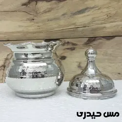 قندان مسی کروم بدون پایه مدل اطلس  - مس حیدری
