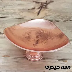 شیرینی خوری چکشی طرح شقایق  - مس حیدری