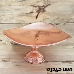 شیرینی خوری چکشی طرح شقایق  - مس حیدری