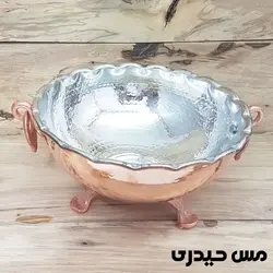 شکلات خوری مسی سه پایه گوشواره دار  - مس حیدری