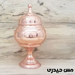 قندان مسی پایه دار مدل آرمان   - نانو شده - مس حیدری