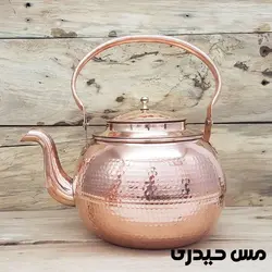 کتری قوری مسی طرح اطلس - ساخت زنجان- مس حیدری