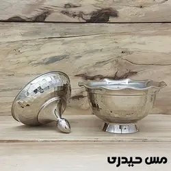 قندان مسی کروم بدون پایه مدل سوگل  - مس حیدری
