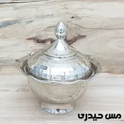 قندان مسی کروم بدون پایه مدل سوگل  - مس حیدری